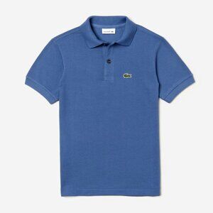 Lacoste Kids Petit Piqué Polo Shirt – Blue (Size 2 Years, Runs Small)